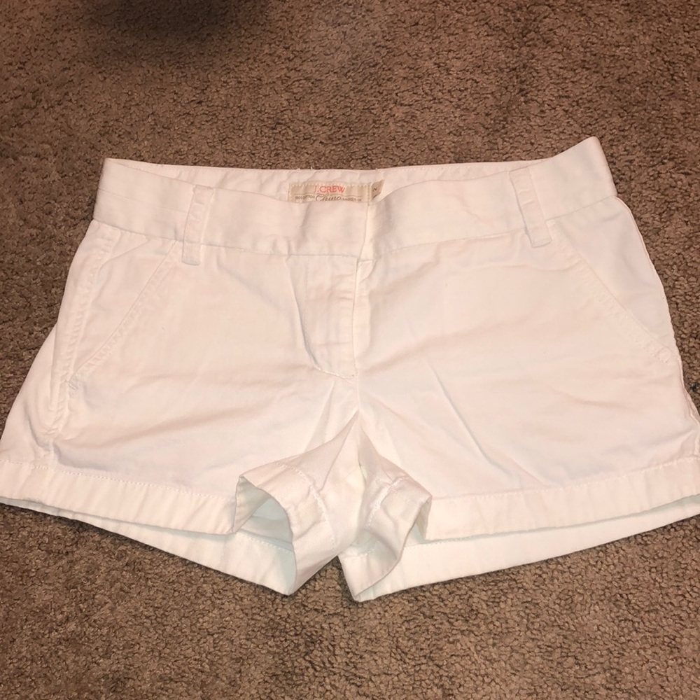 White J. Crew shorts 🤍